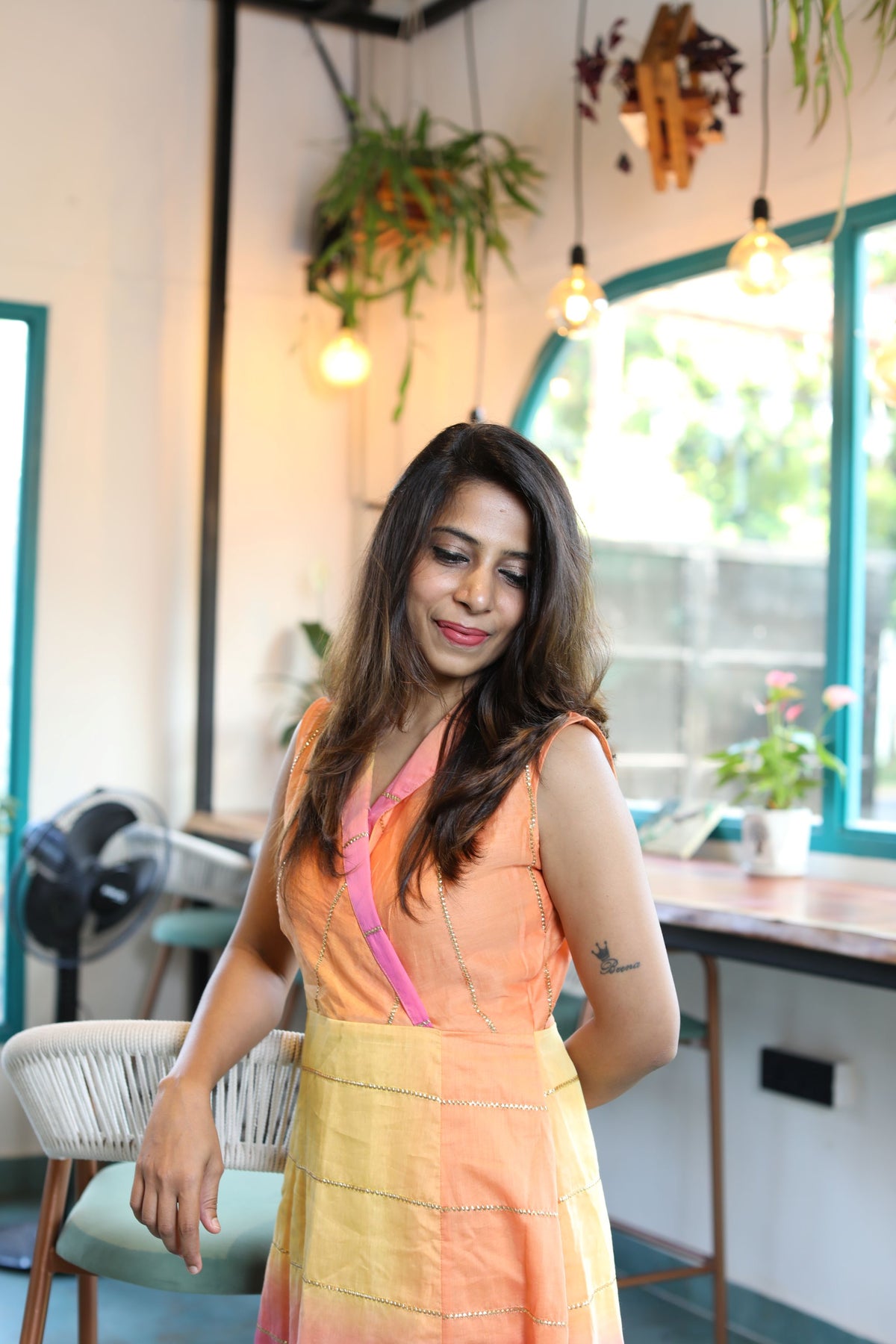 Aadhira – Shades of Yellow Ombre Dress