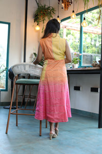 Aadhira – Shades of Yellow Ombre Dress