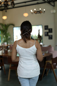 Saachi – White Mirror Top
