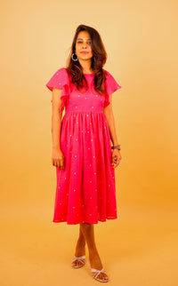 Tisya — Pink Cotton Dress
