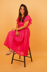 Tisya — Pink Cotton Dress