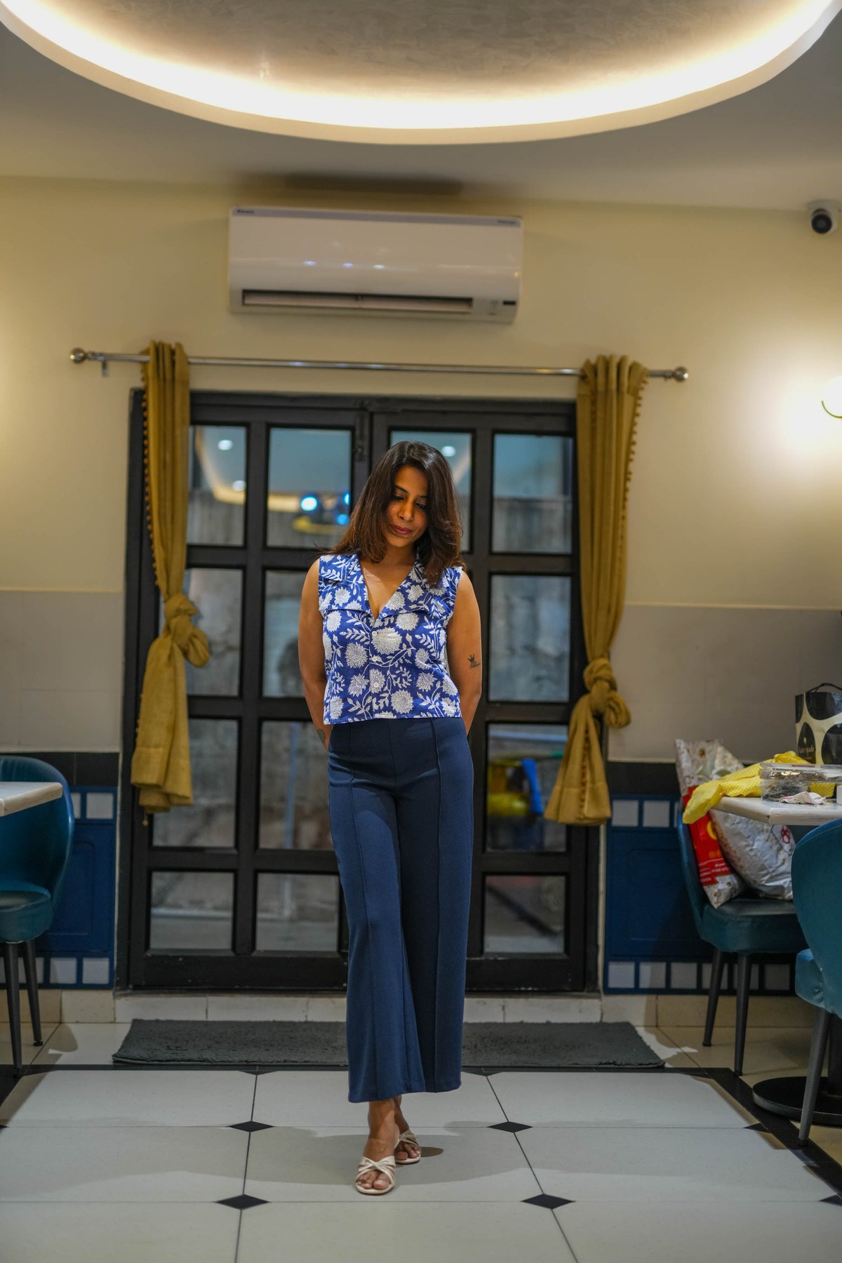 Charvi — Blue Top