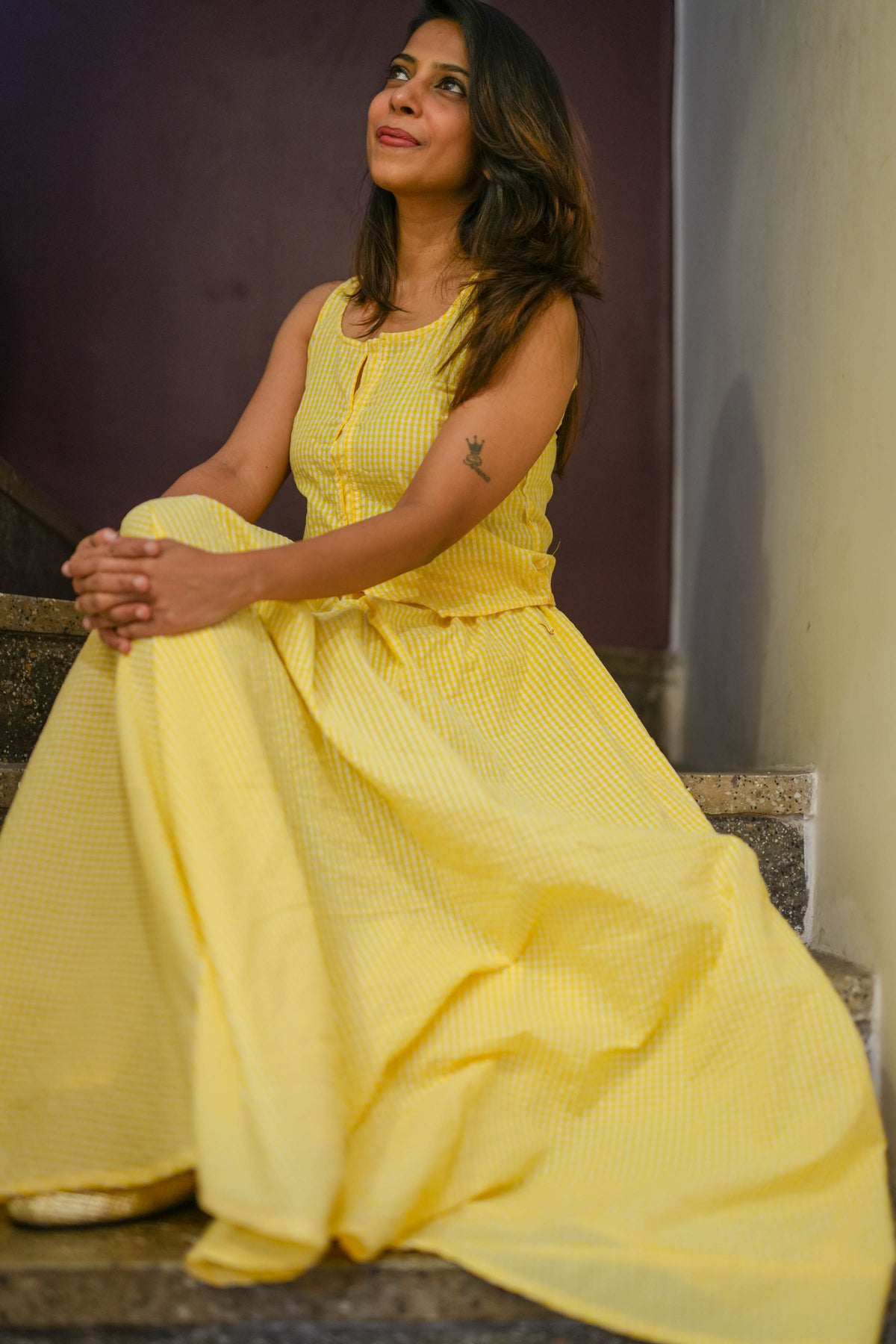 Oviya — Yellow Skirt